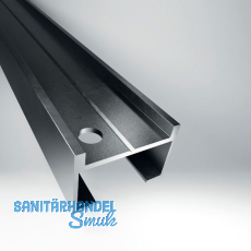 Aluminium Terrassenprofil 54,5 x 37,3 mm anthrazit matt, gelocht