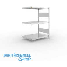 META Steck-Anbauregal 1025 x 750 x 500 mm 3 Fachböden 100 kg META Steck-Anbauregal 1025 x 750 x 500 mm 3 Fachböden 100 kg