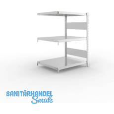 META Steck-Anbauregal 1025 x 750 x 600 mm 3 Fachböden 100 kg META Steck-Anbauregal 1025 x 750 x 600 mm 3 Fachböden 100 kg