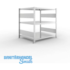 META Steck-Grundregal 1025 x 1000 x 800 mm 3 Fachb�den 230 kg