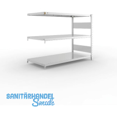 META Steck-Anbauregal 1025 x 1300 x 600 mm 3 Fachböden 230 kg META Steck-Anbauregal 1025 x 1300 x 600 mm 3 Fachböden 230 kg
