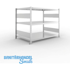 META Steck-Grundregal 1025 x 1300 x 800 mm 3 Fachb�den 230 kg