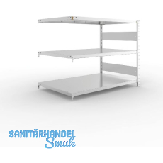 META Steck-Anbauregal 1025 x 1300 x 800 mm 3 Fachböden 230 kg META Steck-Anbauregal 1025 x 1300 x 800 mm 3 Fachböden 230 kg