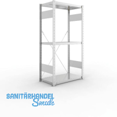 META Steck-Grundregal 1500 x 750 x 400 mm 3 Fachböden 100 kg META Steck-Grundregal 1500 x 750 x 400 mm 3 Fachböden 100 kg