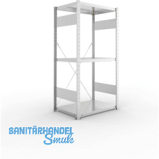 META Steck-Grundregal 1500 x 750 x 500 mm 3 Fachböden 100 kg META Steck-Grundregal 1500 x 750 x 500 mm 3 Fachböden 100 kg