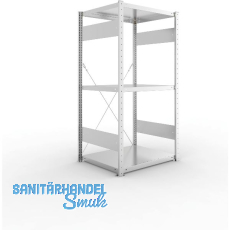 META Steck-Grundregal 1500 x 750 x 600 mm 3 Fachböden 100 kg META Steck-Grundregal 1500 x 750 x 600 mm 3 Fachböden 100 kg