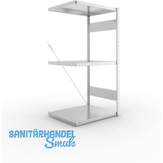 META Steck-Anbauregal 1500 x 750 x 600 mm 3 Fachb�den 100 kg