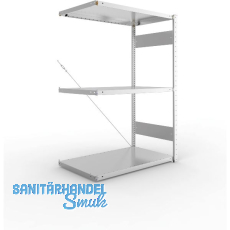 META Steck-Anbauregal 1500 x 1000 x 600 mm 3 Fachb�den 150 kg
