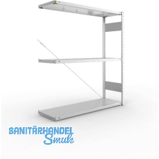 META Steck-Anbauregal 1500 x 1300 x 400 mm 3 Fachböden 230 kg META Steck-Anbauregal 1500 x 1300 x 400 mm 3 Fachböden 230 kg
