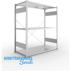 META Steck-Grundregal 1500 x 1300 x 600 mm 3 Fachb�den 230 kg