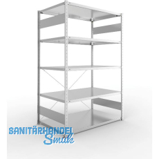 META Steck-Grundregal 2000 x 1300 x 800 mm 5 Fachb�den 230 kg