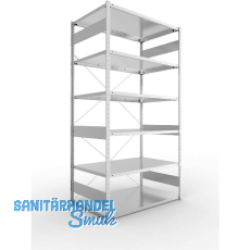 META Steck-Grundregal 2500 x 1300 x 800 mm 6 Fachböden 230 kg META Steck-Grundregal 2500 x 1300 x 800 mm 6 Fachböden 230 kg