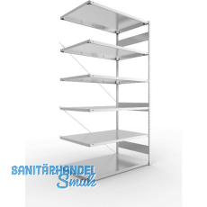 META Steck-Anbauregal 2500 x 1300 x 800 mm 6 Fachböden 230 kg META Steck-Anbauregal 2500 x 1300 x 800 mm 6 Fachböden 230 kg