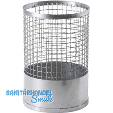 M�llkorb rund verzinkter Draht 70 Liter