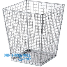 M�llkorb eckig verzinkter Draht 70 LIter