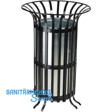 Metallabfallbehälter schwarz 70 Liter Metallabfallbehälter schwarz 70 Liter