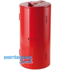 Wertstoffsammler rund 120 Liter rot