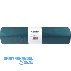 M�lls�cke Polyethylen 150 Liter, 37 my 800 x 1100 mm ohne Zugband blau