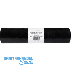 M�lls�cke Polyethylen 120 Liter, 45 my 700 x 1000 mm ohne Zugband schwarz