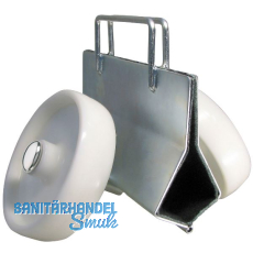 D�RNER + HELMER Plattenklemmwagen mit Polyamidr�der verzinkt Tragkraft 500 kg