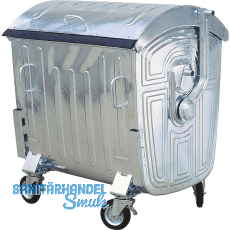 Gro�raum-M�llbeh�lter 1100 Liter Stahlblech verzinkt