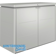 BIOHORT Gartenschrank HighBoard 160 silber-metallic BIOHORT Gartenschrank HighBoard 160 silber-metallic