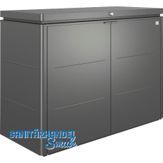 BIOHORT Gartenschrank HighBoard 160 dunkelgrau-metallic BIOHORT Gartenschrank HighBoard 160 dunkelgrau-metallic