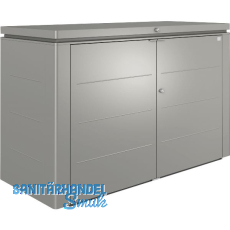 BIOHORT Gartenschrank HighBoard 200 quarzgrau-metallic BIOHORT Gartenschrank HighBoard 200 quarzgrau-metallic