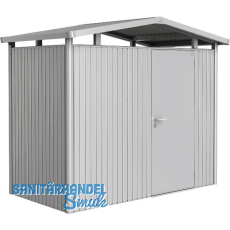 BIOHORT Ger�tehaus Panorama P1 silber-metallic 1-t�rig