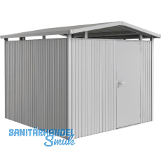 BIOHORT Ger�tehaus Panorama P4 silber-metallic 1-t�rig