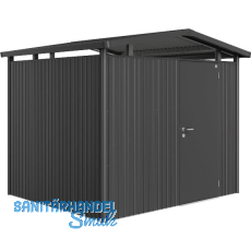 BIOHORT Ger�tehaus Panorama P3 dunkelgrau-metallic 1-t�rig