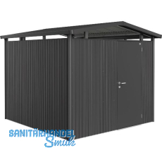 BIOHORT Gerätehaus Panorama P4 dunkelgrau-metallic 1-türig BIOHORT Gerätehaus Panorama P4 dunkelgrau-metallic 1-türig