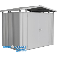 BIOHORT Ger�tehaus Panorama P2 silber-metallic 2-t�rig