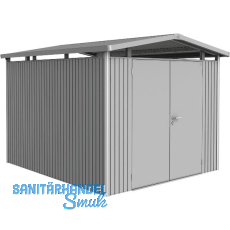 BIOHORT Gerätehaus Panorama P5 silber-metallic 2-türig BIOHORT Gerätehaus Panorama P5 silber-metallic 2-türig