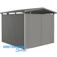 BIOHORT Ger�tehaus Panorama P4 quarzgrau-metallic 2-t�rig