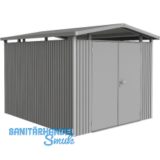 BIOHORT Gerätehaus Panorama P5 quarzgrau-metallic 2-türig BIOHORT Gerätehaus Panorama P5 quarzgrau-metallic 2-türig