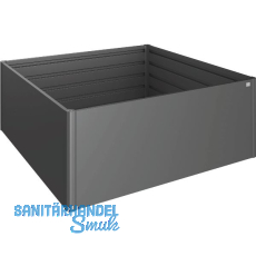 BIOHORT Hochbeet 2 x 2 dunkelgrau-metallic