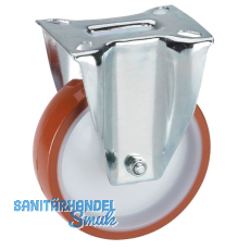 D�RNER + HELMER Bockrolle Polyurethan Polyamidfelge 100 mm 150 kg