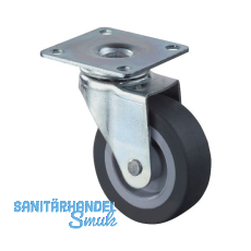 DÖRNER + HELMER Lenkrolle 30 mm TPE Kunststoff-Felge 20 kg DÖRNER + HELMER Lenkrolle 30 mm TPE Kunststoff-Felge 20 kg