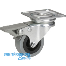 DÖRNER + HELMER Lenkrolle Gummi Feststeller 50 mm 45 kg DÖRNER + HELMER Lenkrolle Gummi Feststeller 50 mm 45 kg