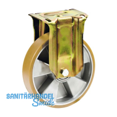 D�RNER + HELMER Bockrolle Polyurethan Alu-Druckguss-Felge 200 mm 750 kg