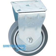 D�RNER + HELMER Bockrolle TPE Fadenschutz 75 mm 60 kg