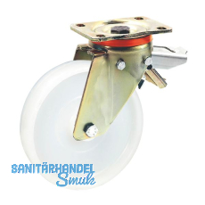 D�RNER + HELMER Lenkrolle Polyamid-Rad 150 mm 750 kg Feststeller