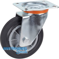 DÖRNER + HELMER Lenkrolle TPE PP-Felge 160 mm 150 kg DÖRNER + HELMER Lenkrolle TPE PP-Felge 160 mm 150 kg