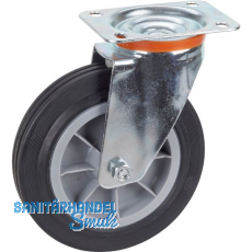 D�RNER + HELMER Lenkrolle TPE PP-Felge 200 mm 210 kg