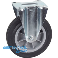 D�RNER + HELMER Bockrolle TPE PP-Felge 200 mm 210 kg