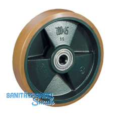 DÖRNER + HELMER Rad Polyurethan-Bereifung 250 mm 1200 kg DÖRNER + HELMER Rad Polyurethan-Bereifung 250 mm 1200 kg