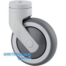 TENTE Lenkrolle Kunststoff R�ckenloch Anschraubloch 125 mm 100 kg