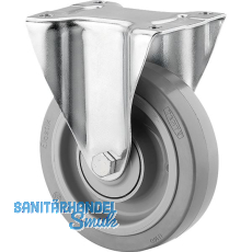 TENTE Bockrolle Elastik grau 200 mm 400 kg TENTE Bockrolle Elastik grau 200 mm 400 kg