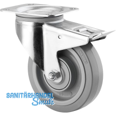 TENTE Lenkrolle Elastik Totalfeststeller 200 mm 400 kg TENTE Lenkrolle Elastik Totalfeststeller 200 mm 400 kg